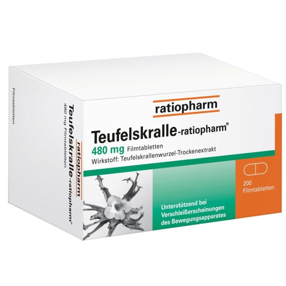 Teufelskralle Ratiopharm Filmtabletta 100 db (értisztító)